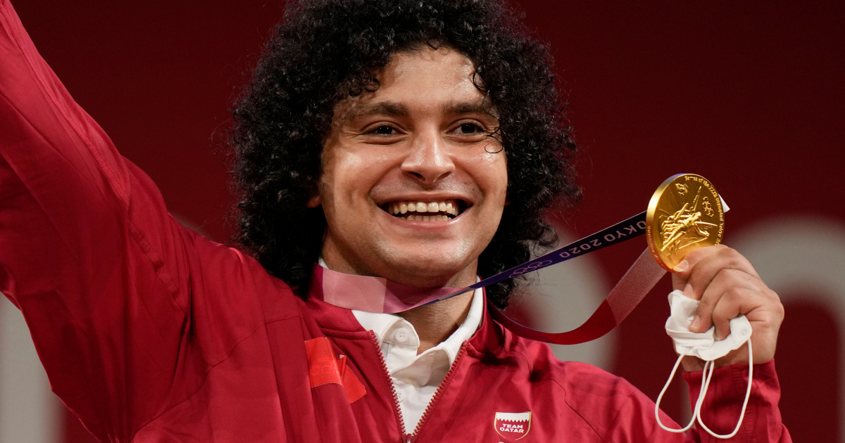 Первое олимпийское золото. Олимпийские игры в Катаре. Бахс мунозара. Фарис Ибрахим Эль-Бах.